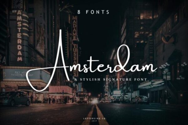 Amsterdam 8 Fonts