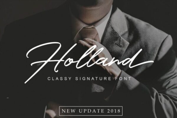 Holland Elegant Font
