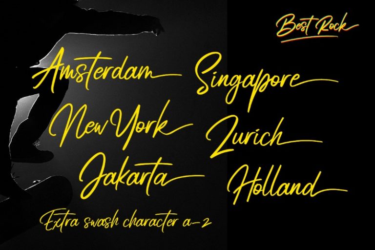 Best Rock Font 6 Custom