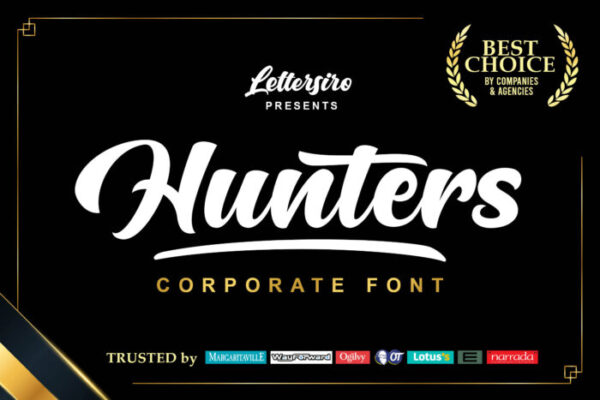 Hunters Font - Corporate Font