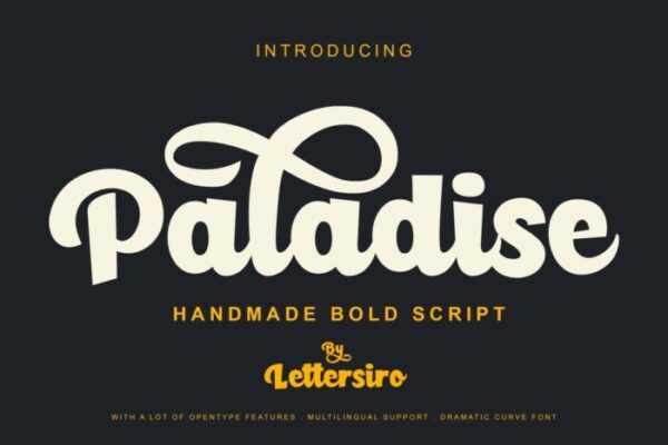 Paladise - Retro Font