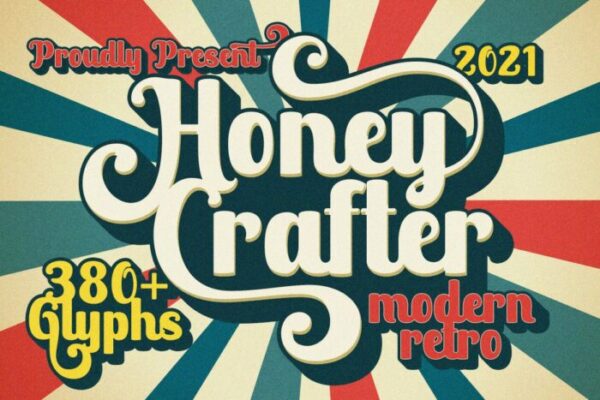 Honey Crafter - Vintage Font