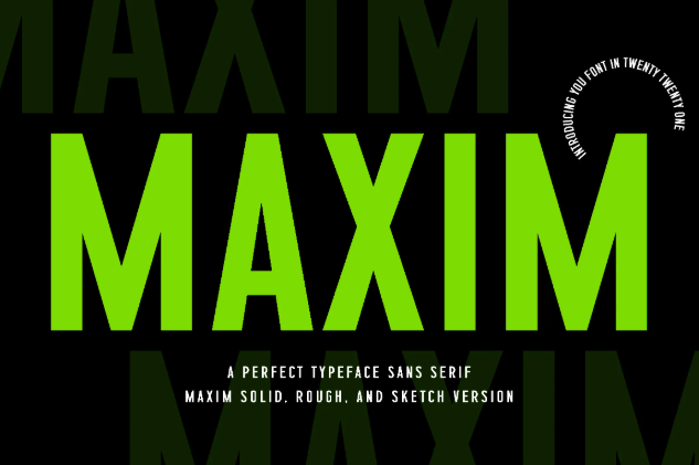 1. Maxim