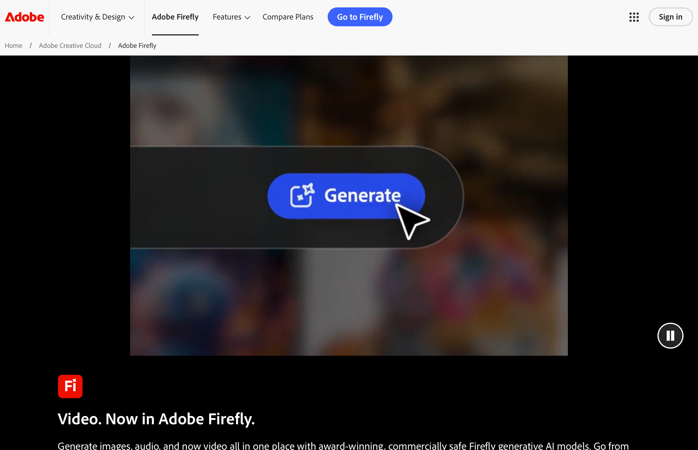 2. Adobe Series Adobe Firefly