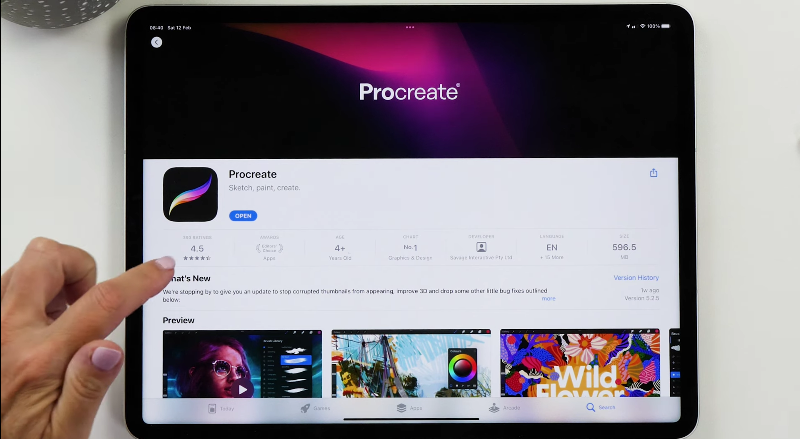 Procreate App to Handwrite