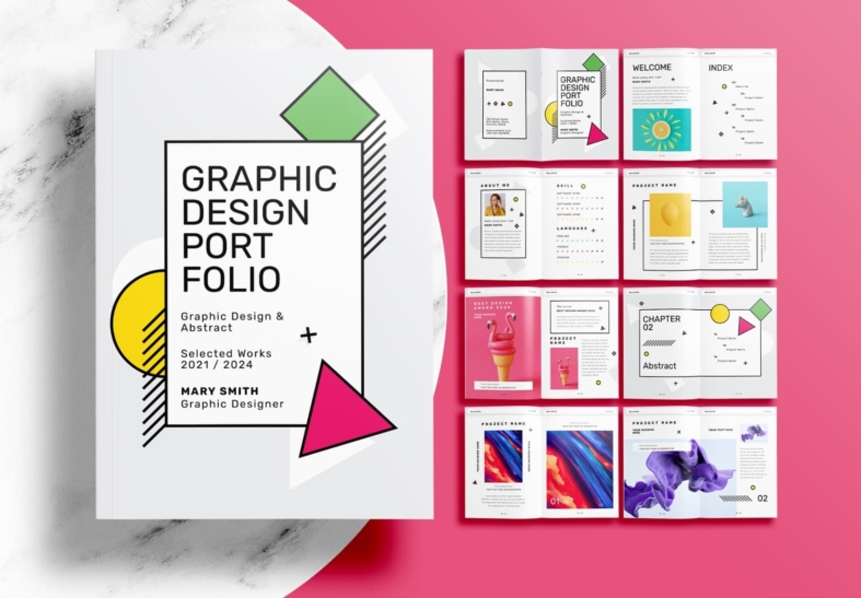 1. Minimalist Graphic Design Portfolio