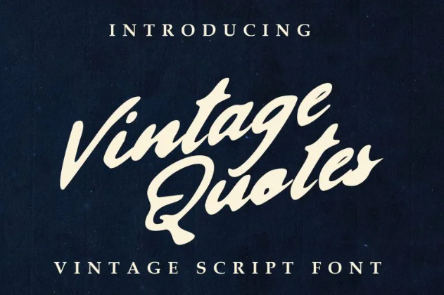 13. Vintage Quotes