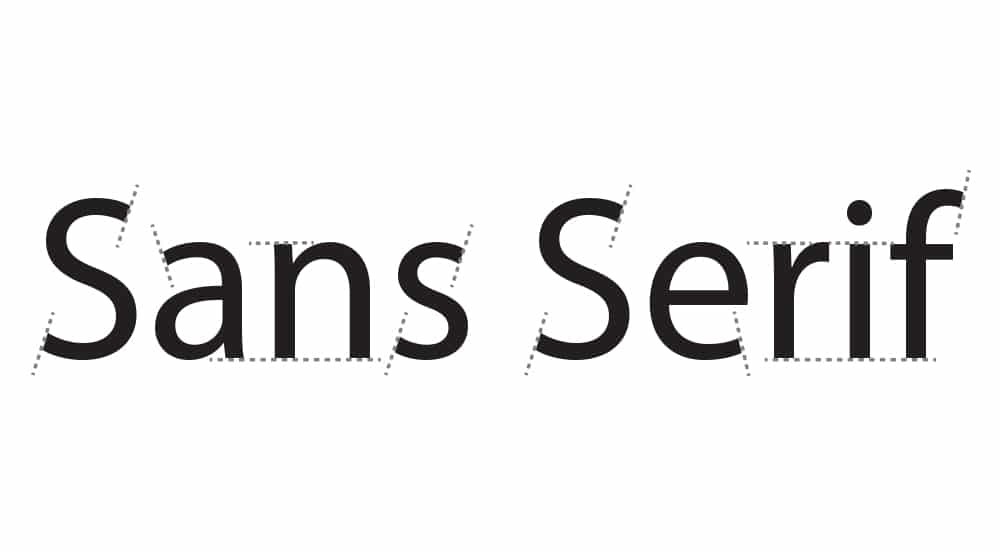 2. Sans Serif Typography