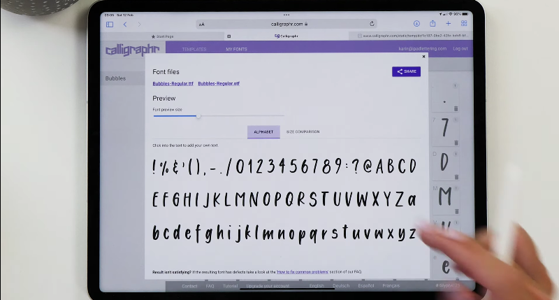 Adjust Spacing and More on Calligraphr