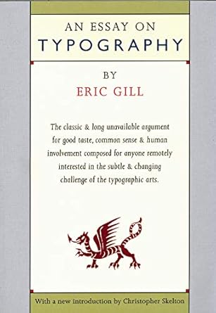 6. An Essay on Typography by Eric Gill