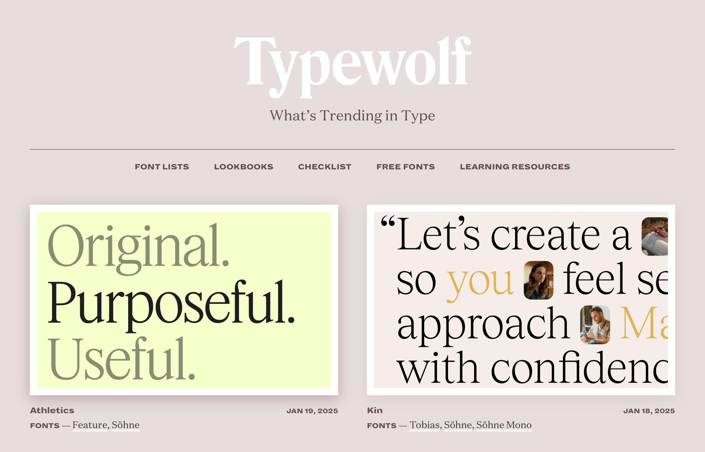 6. Magazine Look-Alike Retro Web Design