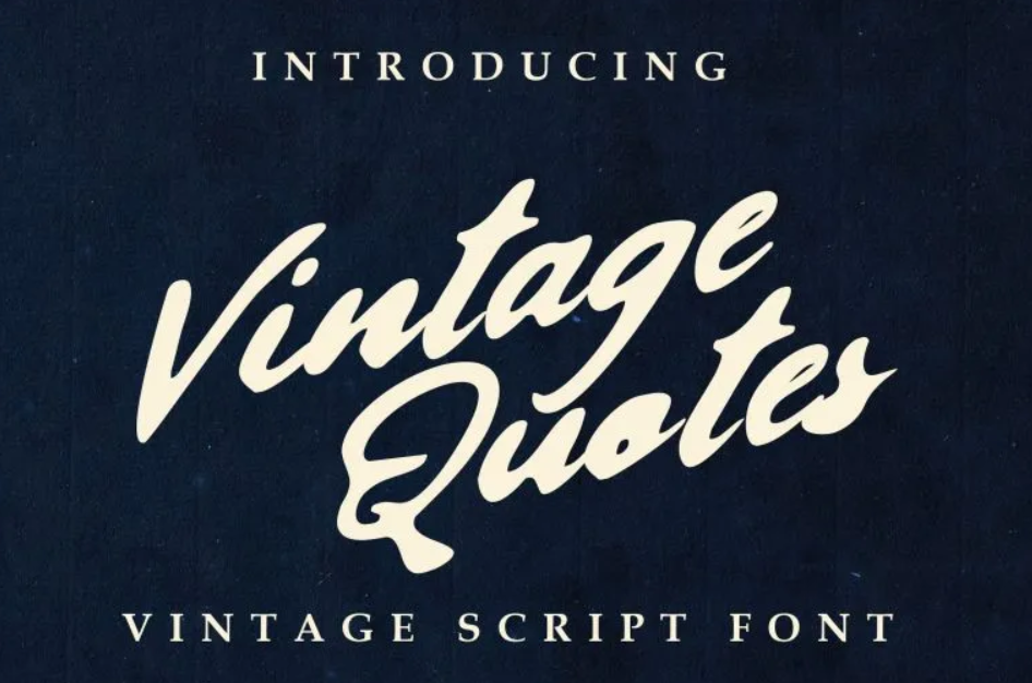 13. Vintage Quotes