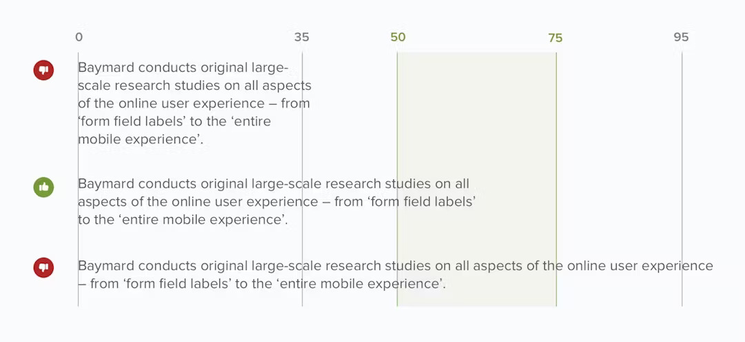 Line length examples