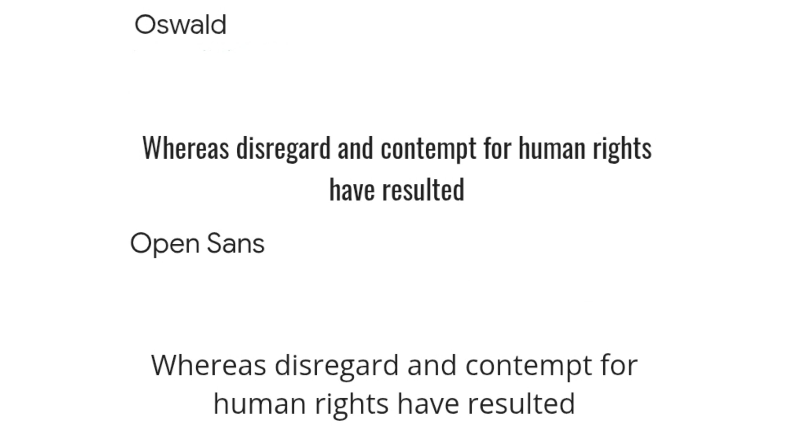 Oswald+Open Sans