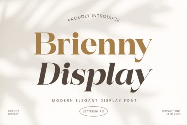 Brienny - Advertising Font