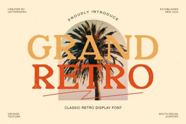 Grand Retro - Classic Font