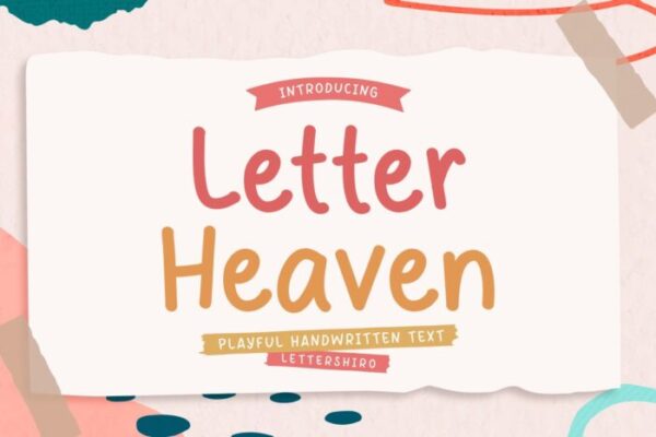 Letter Heaven - Casual Advertisement Font