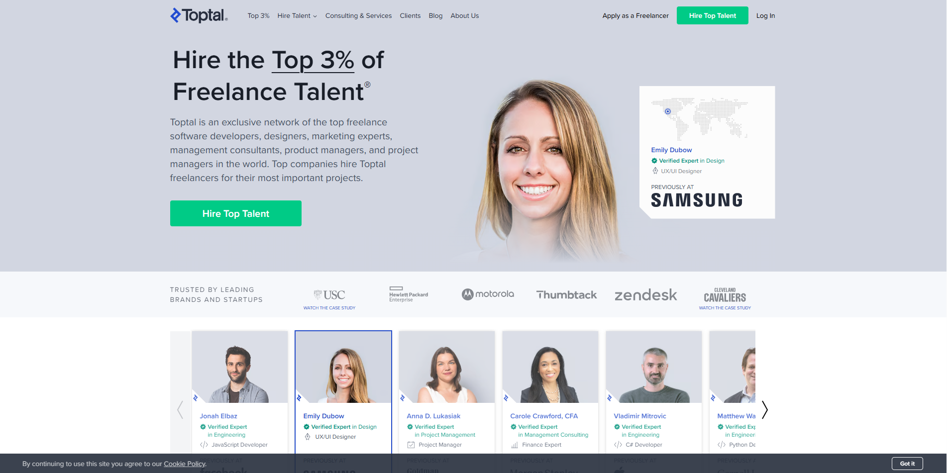 Toptal as a freelance platform