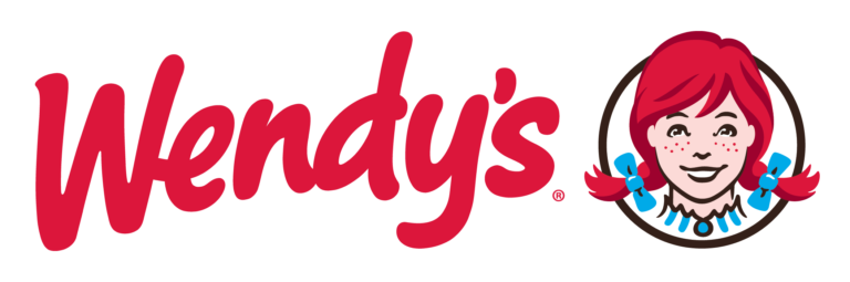 The word MOM on Wendys’ logo 