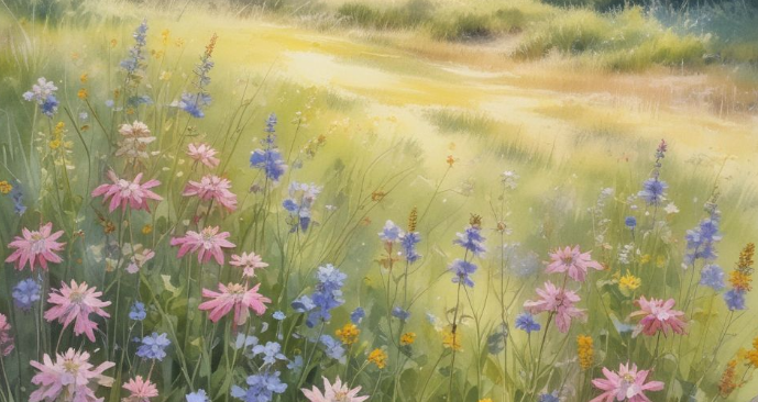 Watercolor AI art style