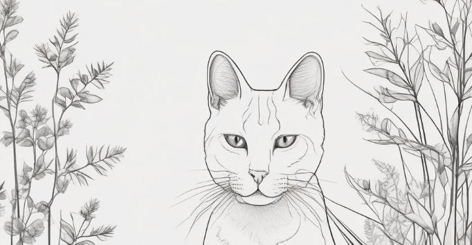 Line art style
