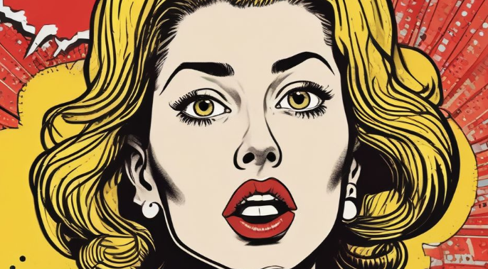 Pop art style