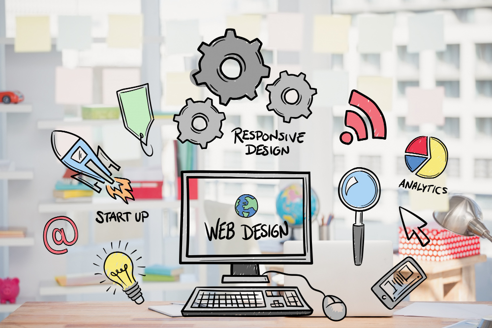 How to redesign a website illustration
