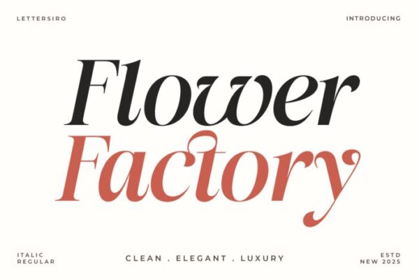 Flower Factory – Stylish Modern
