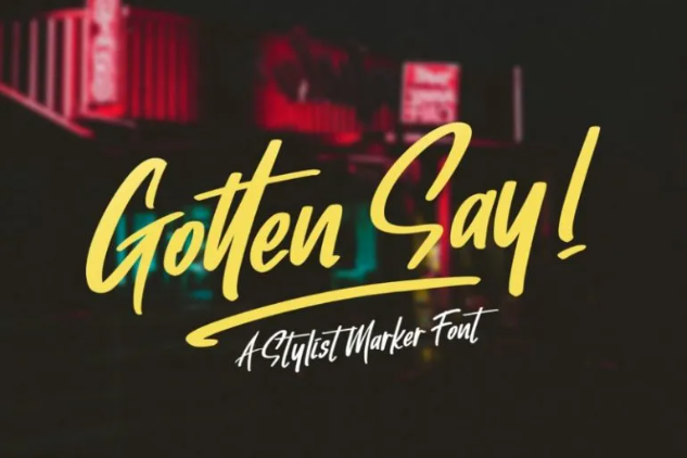 18. Gotten Say